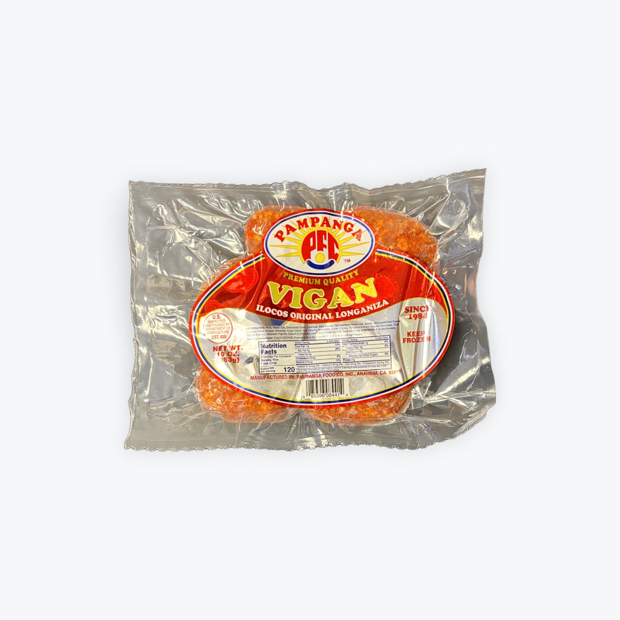 PAMPANGA Longanisa 10oz. BOZEMAN ASIAN MARKET